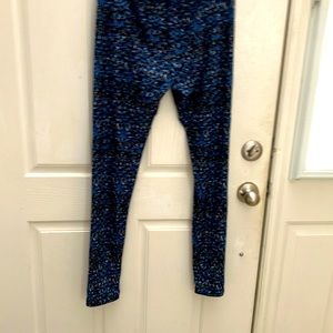 Black and blue leggings. Name brand chances R. Size large